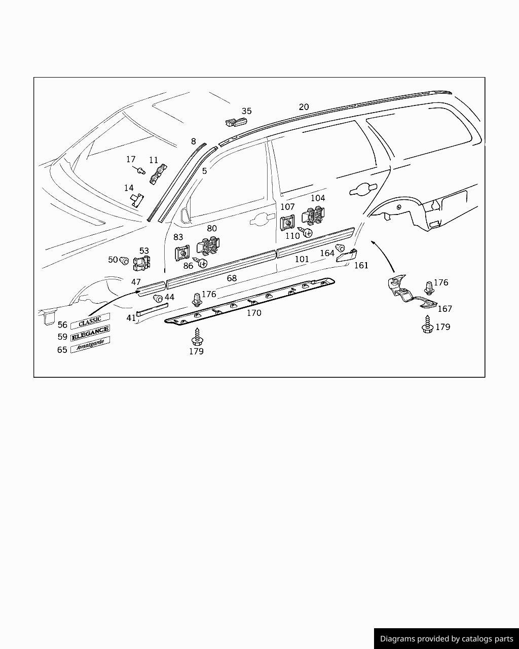Car part diagram
