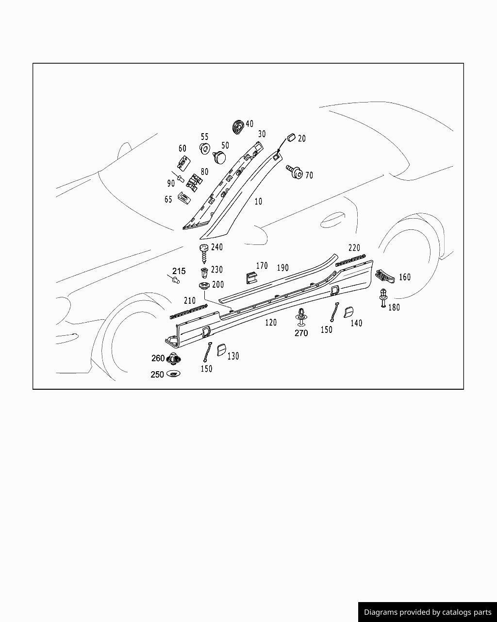 Car part diagram