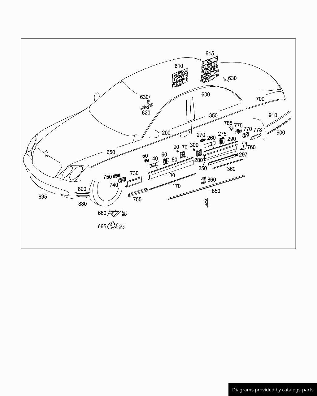 Car part diagram
