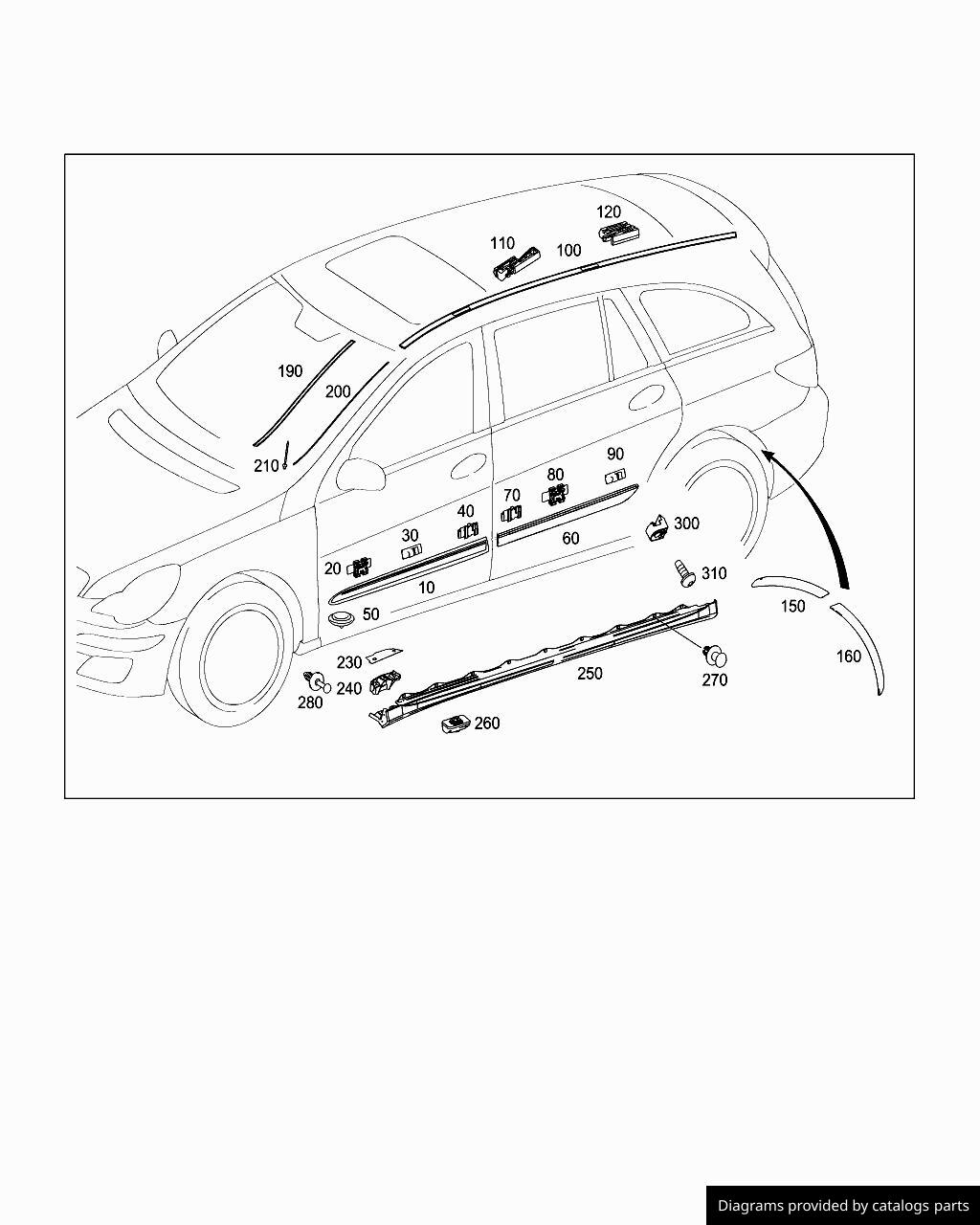 Car part diagram