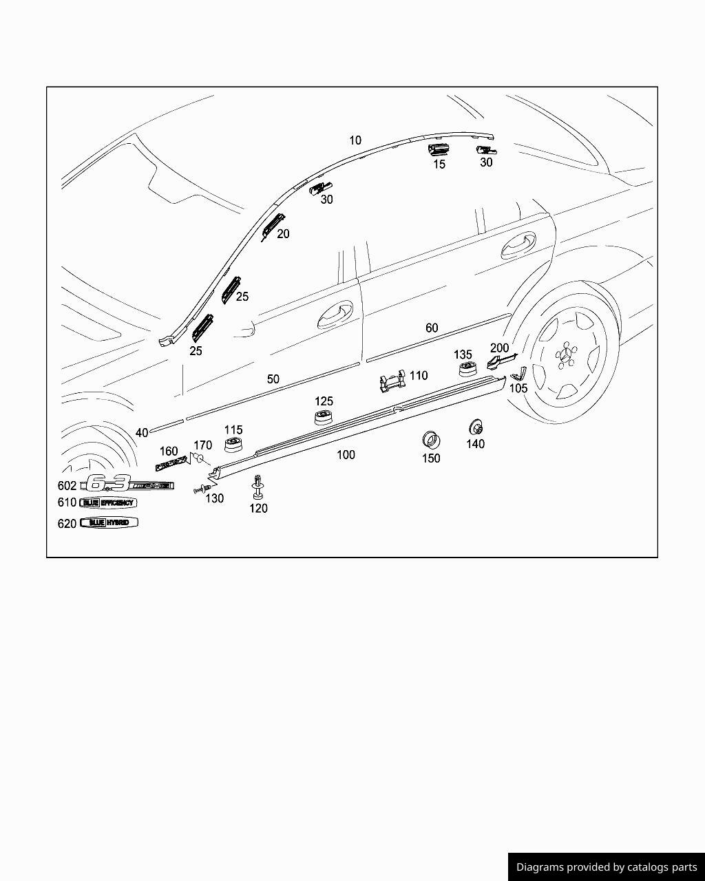 Car part diagram