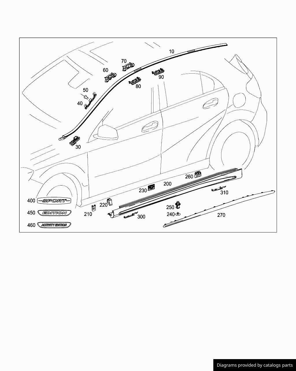 Car part diagram