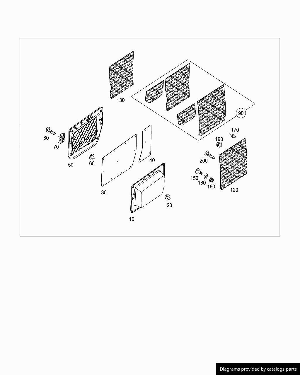 Car part diagram