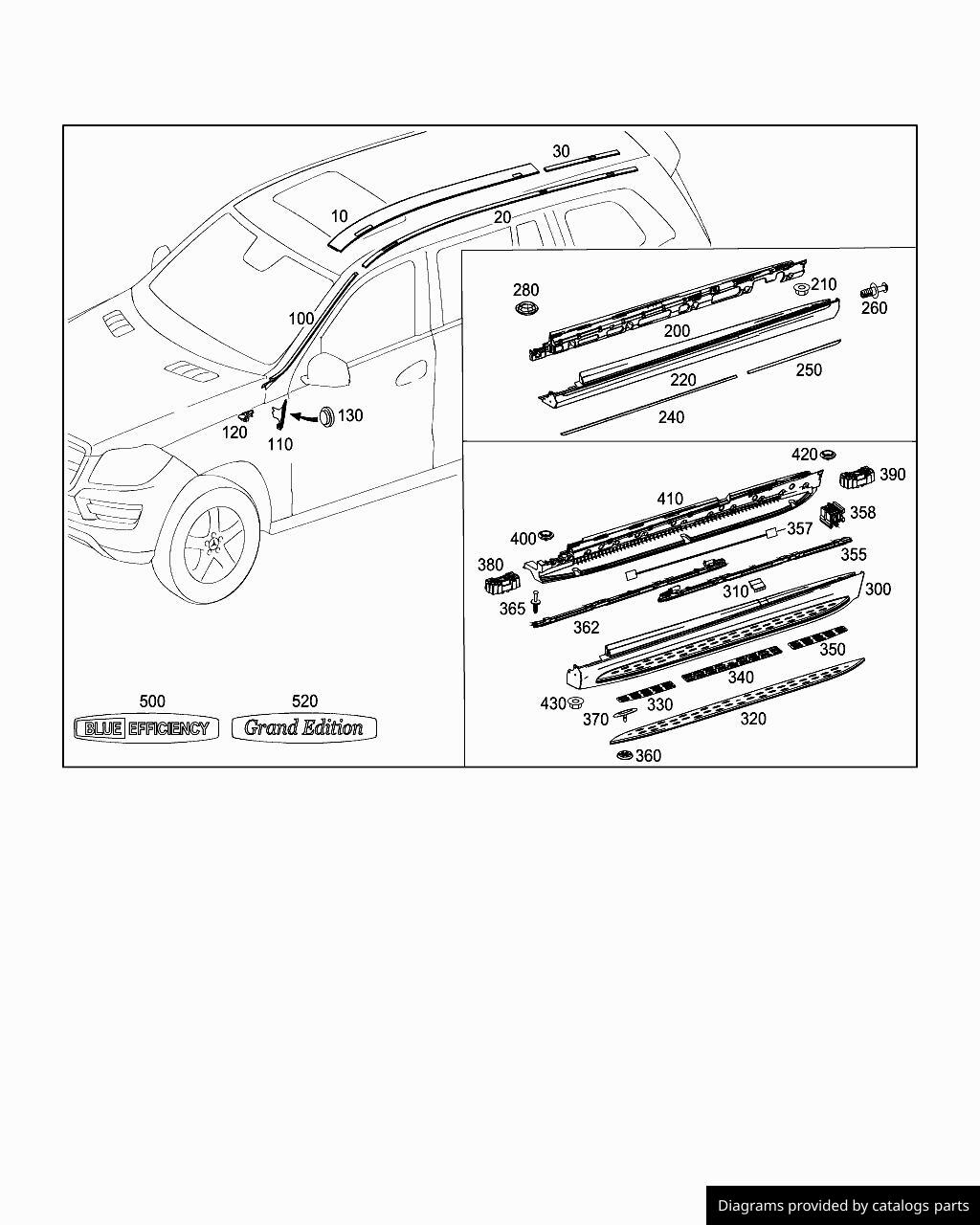 Car part diagram