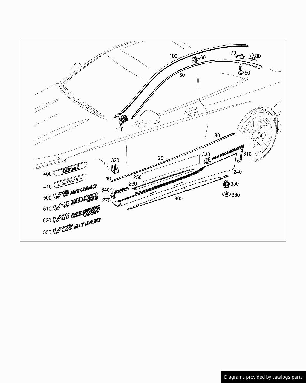 Car part diagram