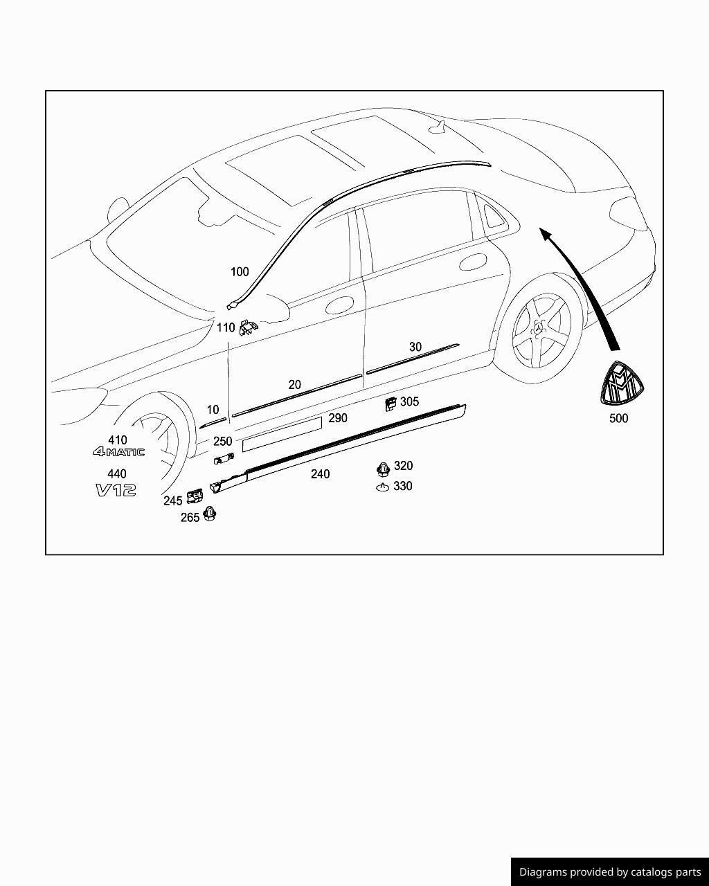 Car part diagram
