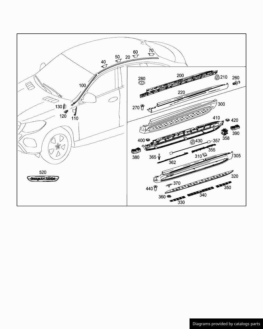 Car part diagram