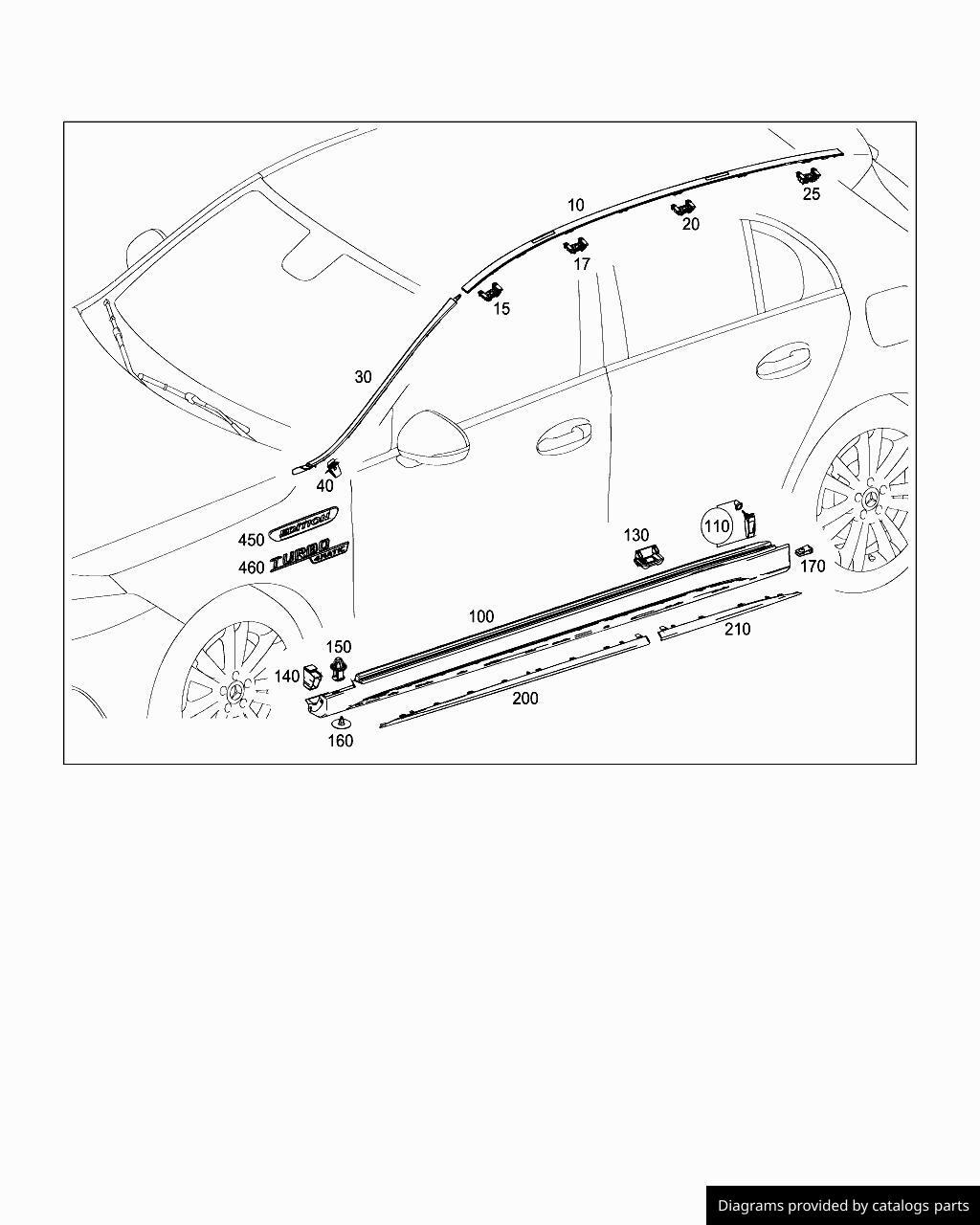 Car part diagram