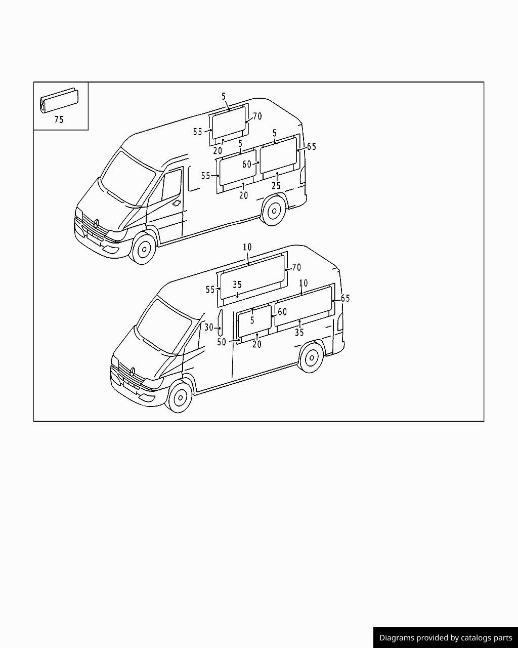 Car part diagram