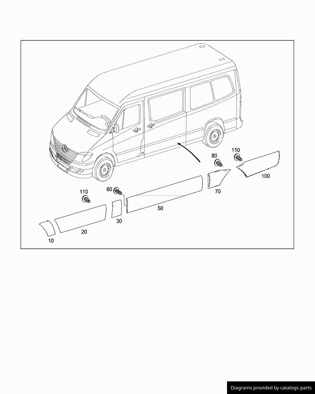 Mercedes Benz Steps A9065201531 - LLLParts