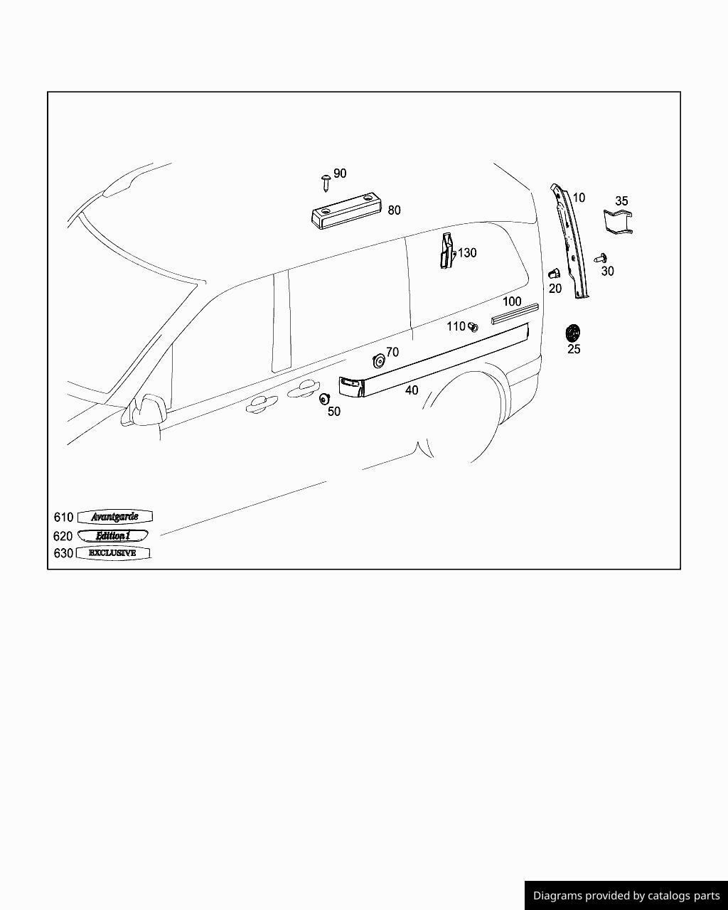 Car part diagram