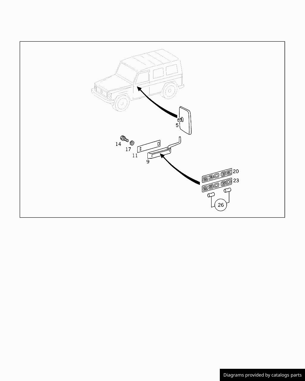 Car part diagram