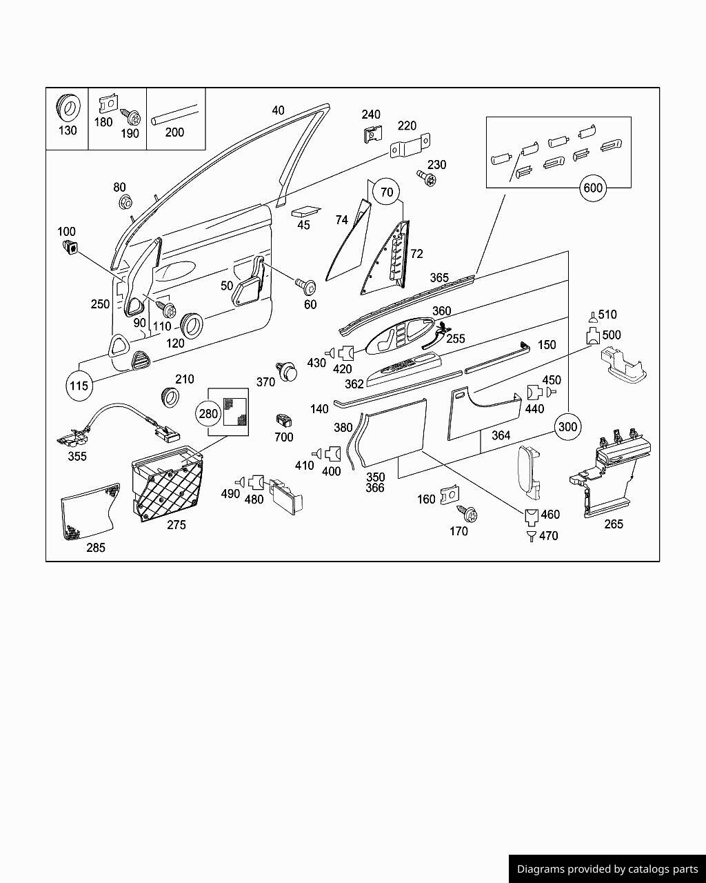 Car part diagram