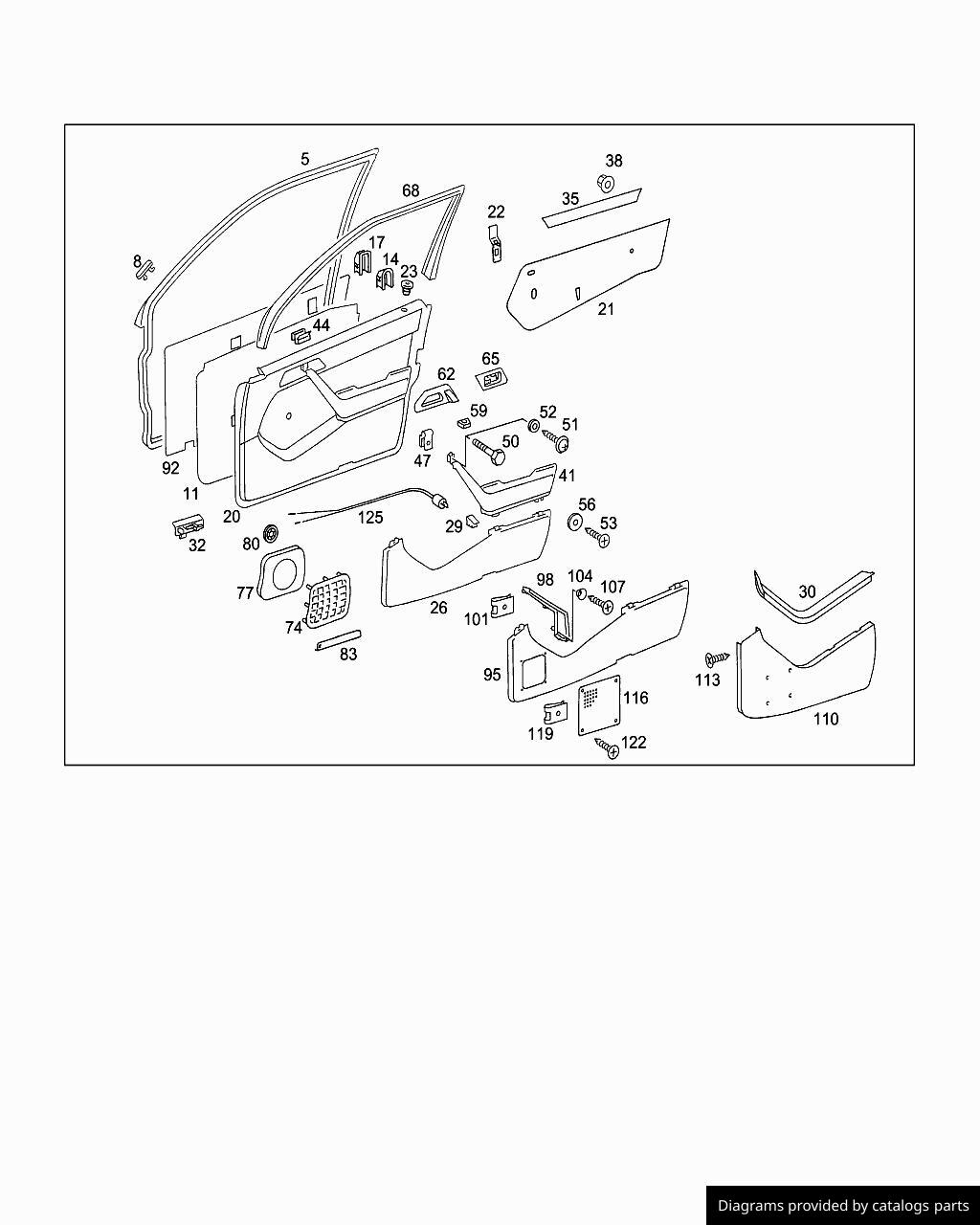Car part diagram