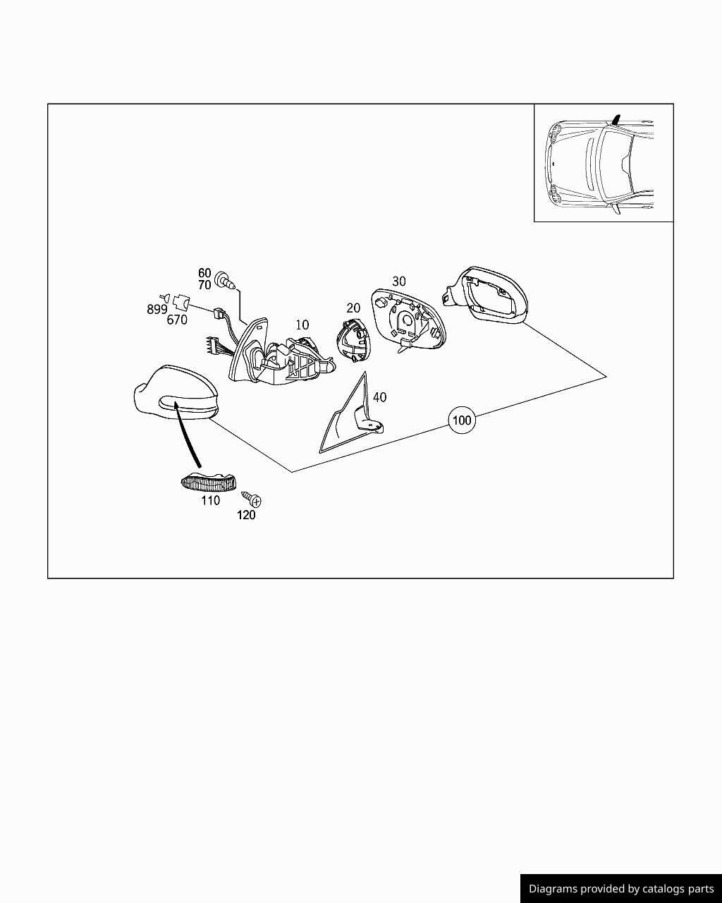 Car part diagram