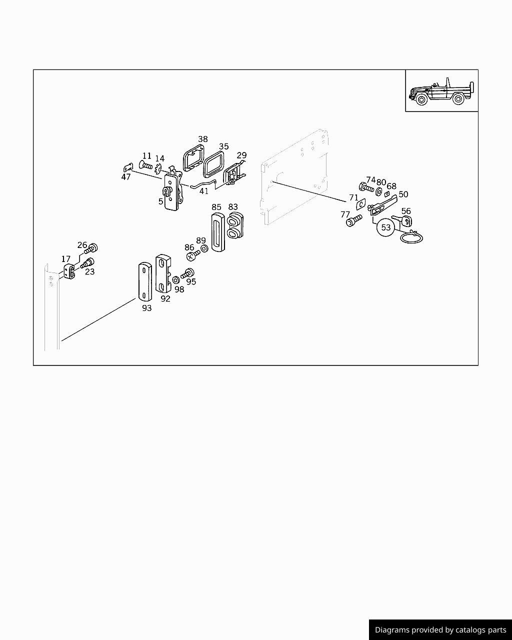 Car part diagram