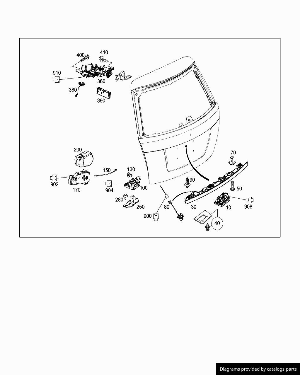 Car part diagram