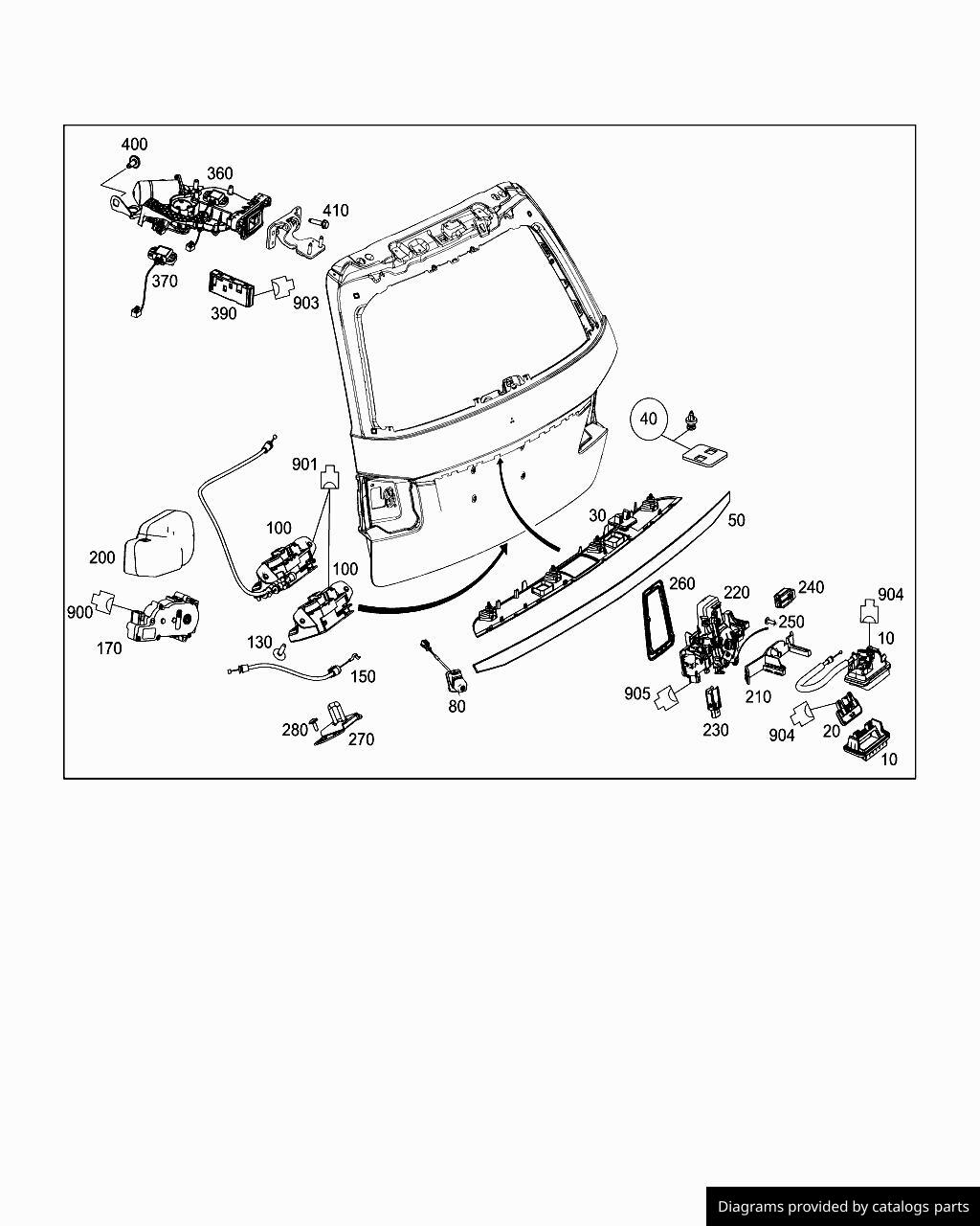 Car part diagram