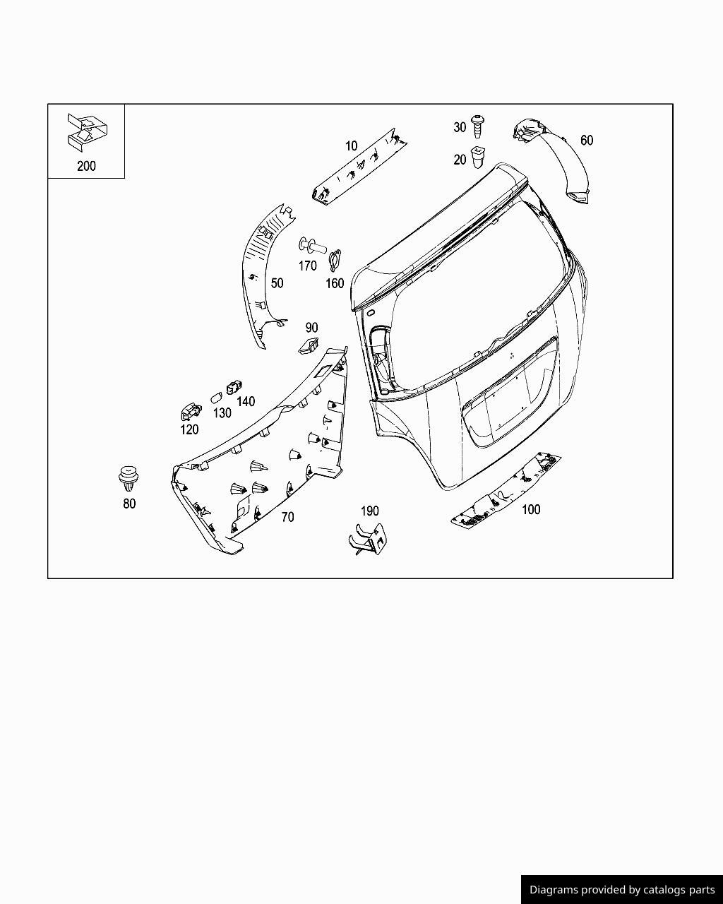 Car part diagram