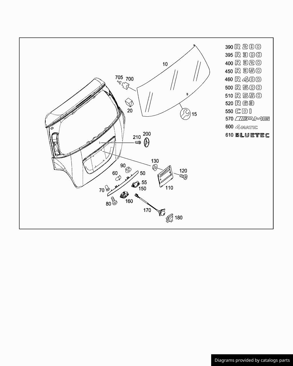 Car part diagram