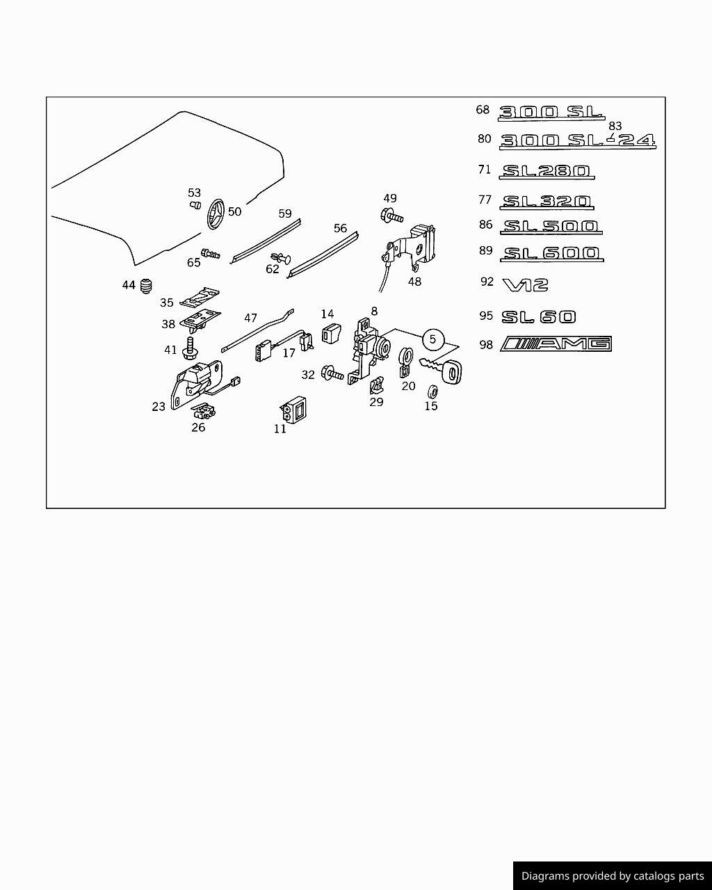 Car part diagram