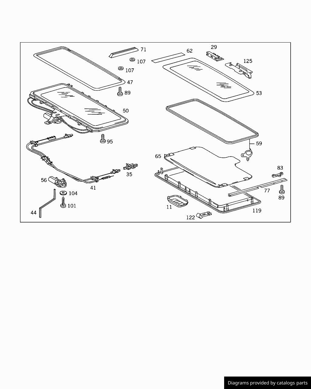Car part diagram