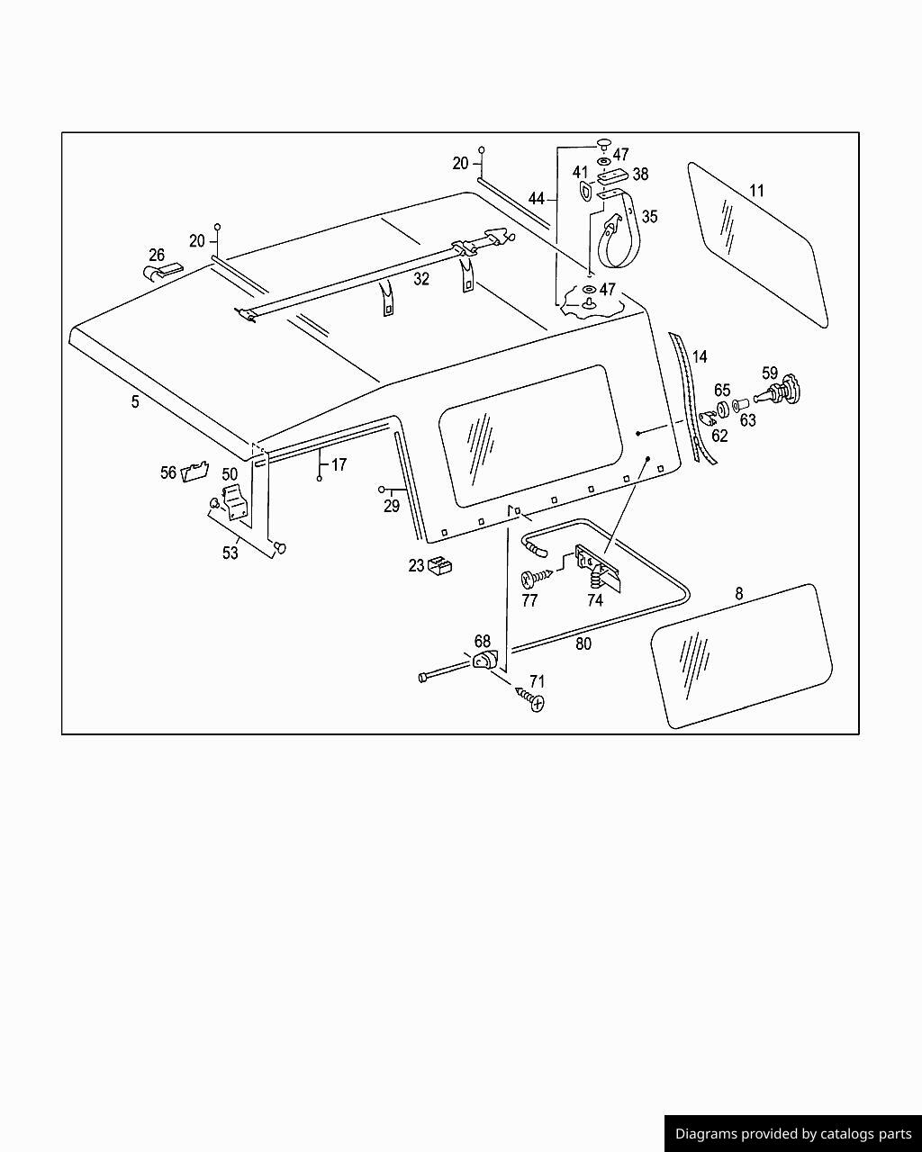 Car part diagram