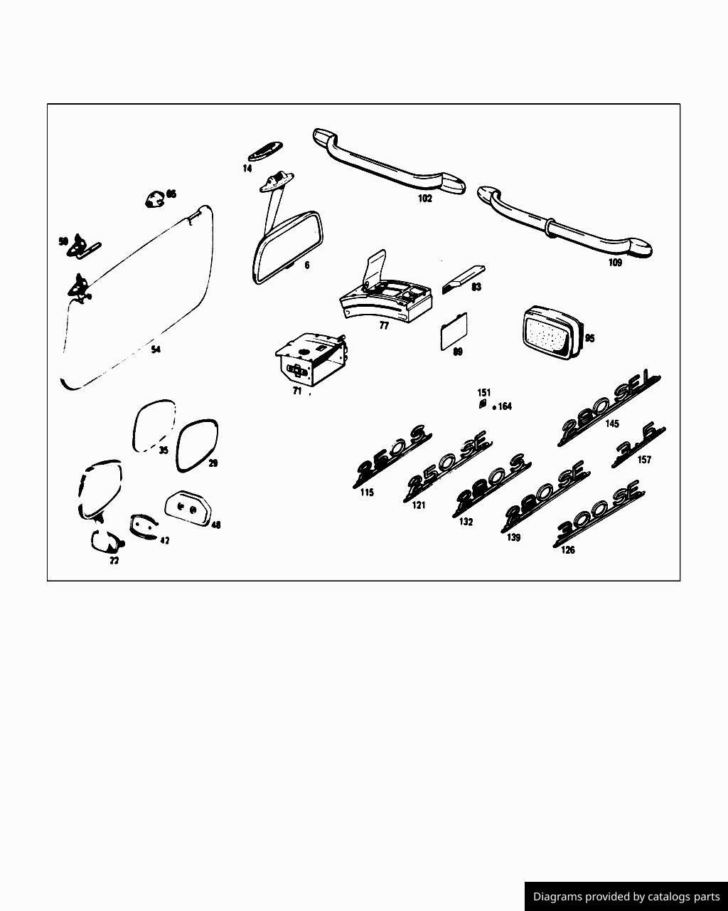 Car part diagram
