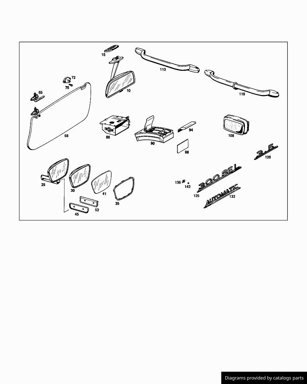 Car part diagram