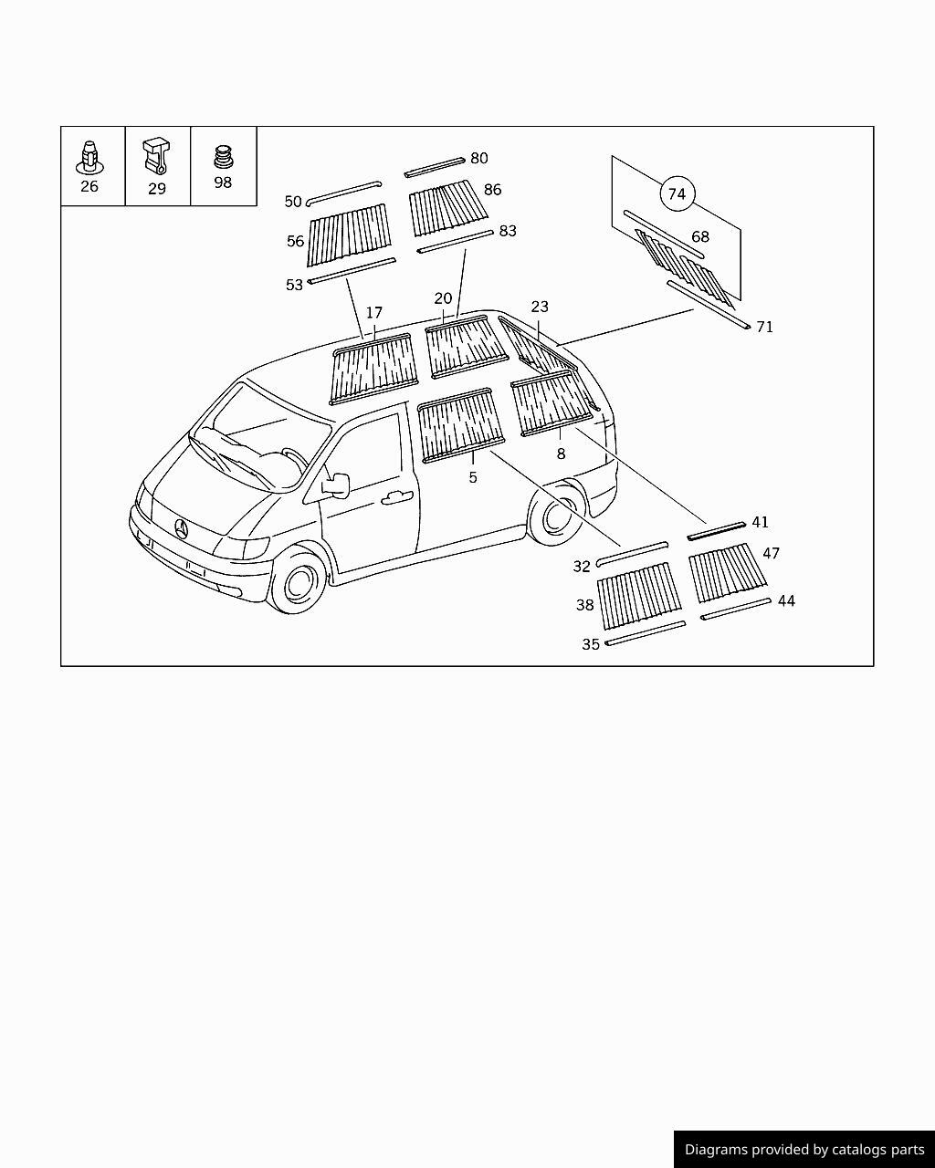 Car part diagram