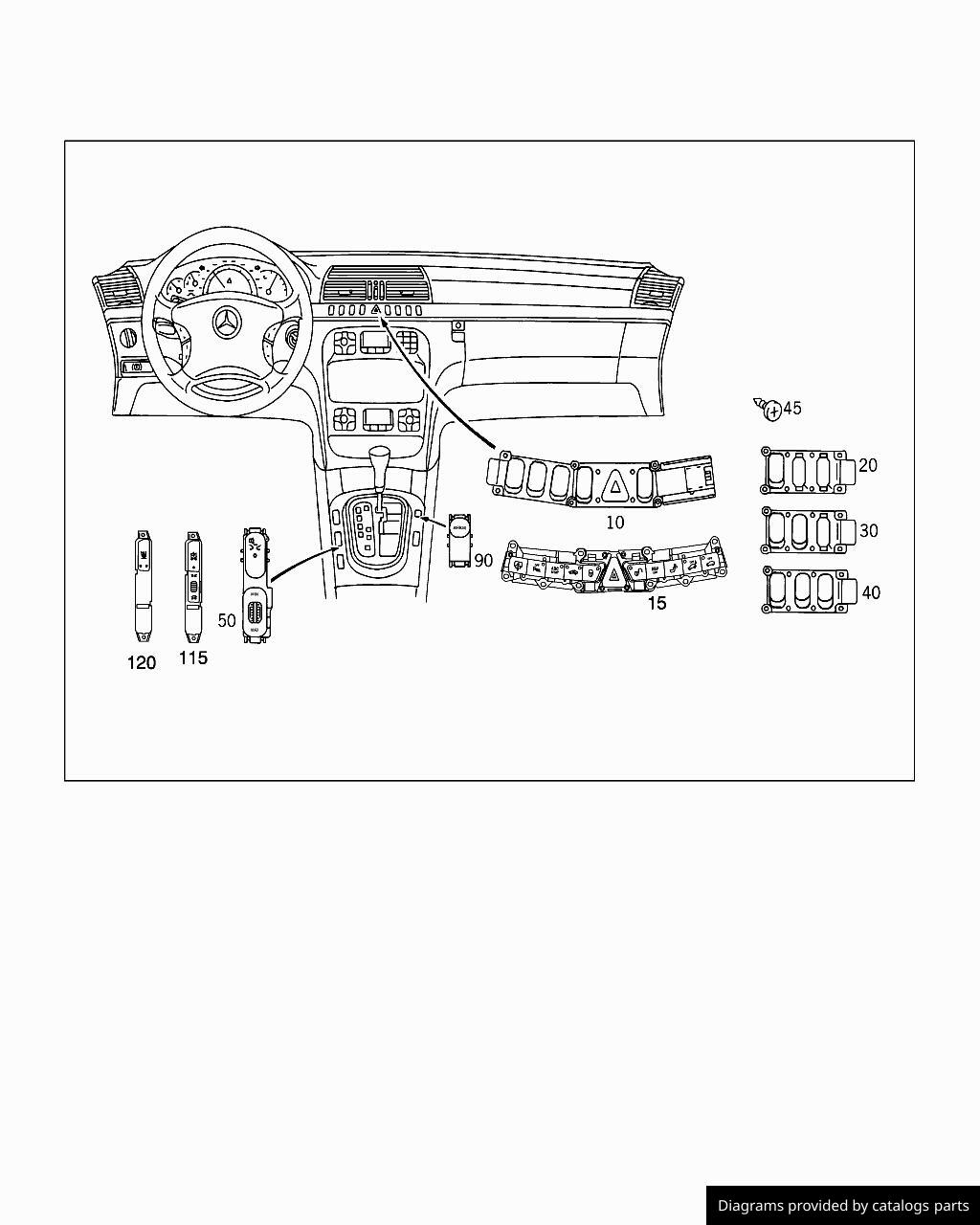 Car part diagram