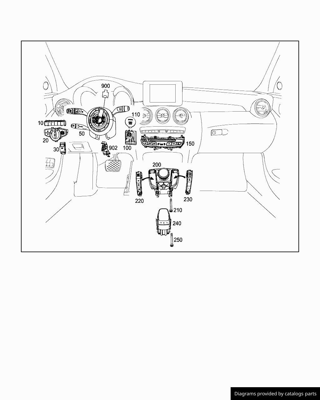 Car part diagram