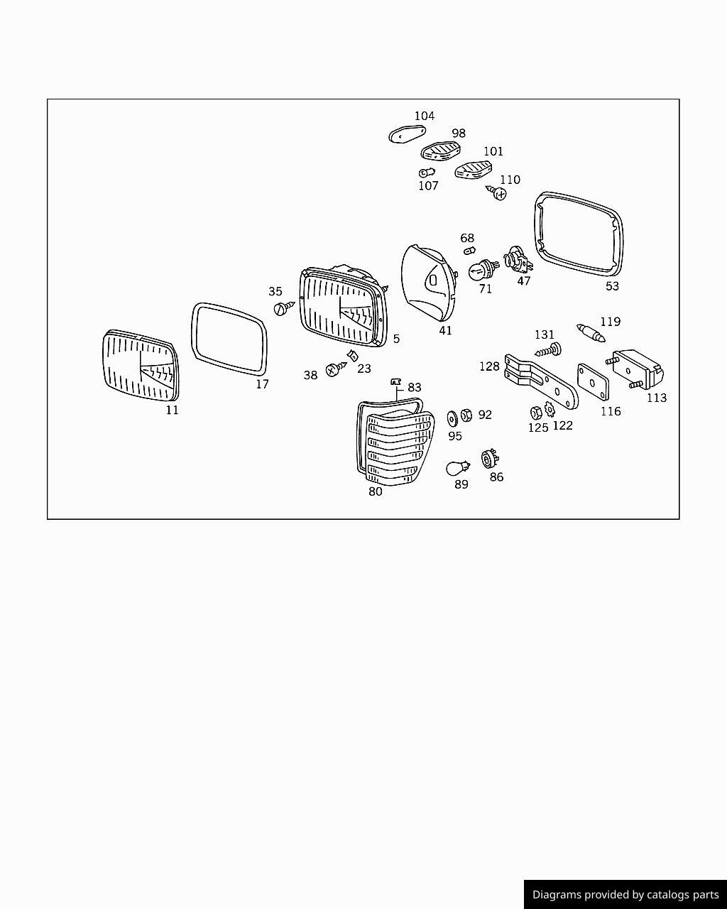 Car part diagram