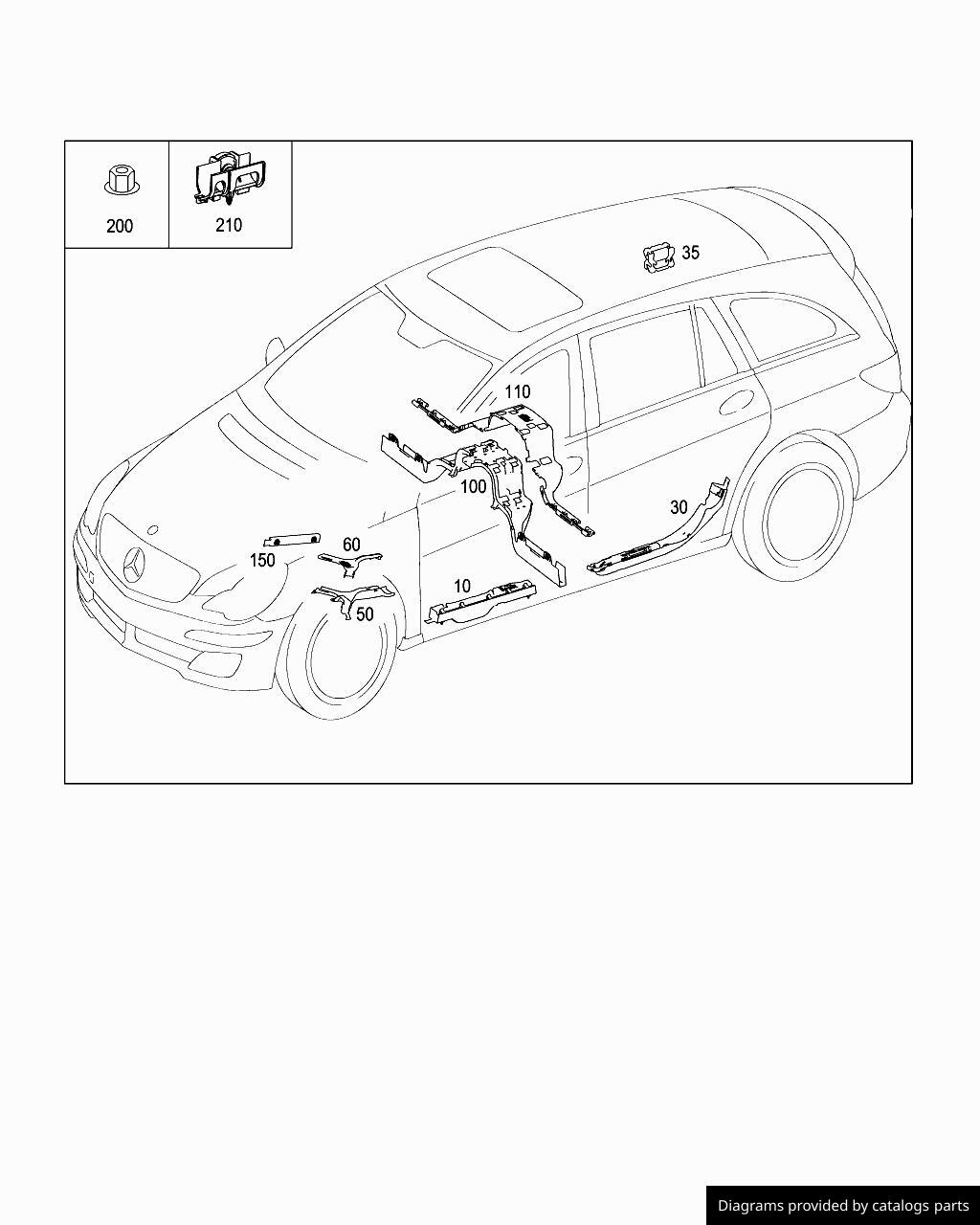 Car part diagram
