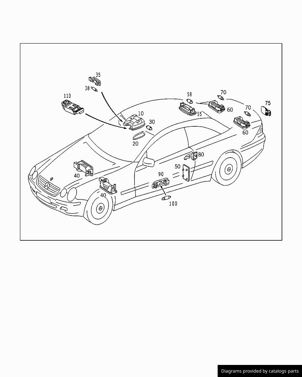 Car part diagram