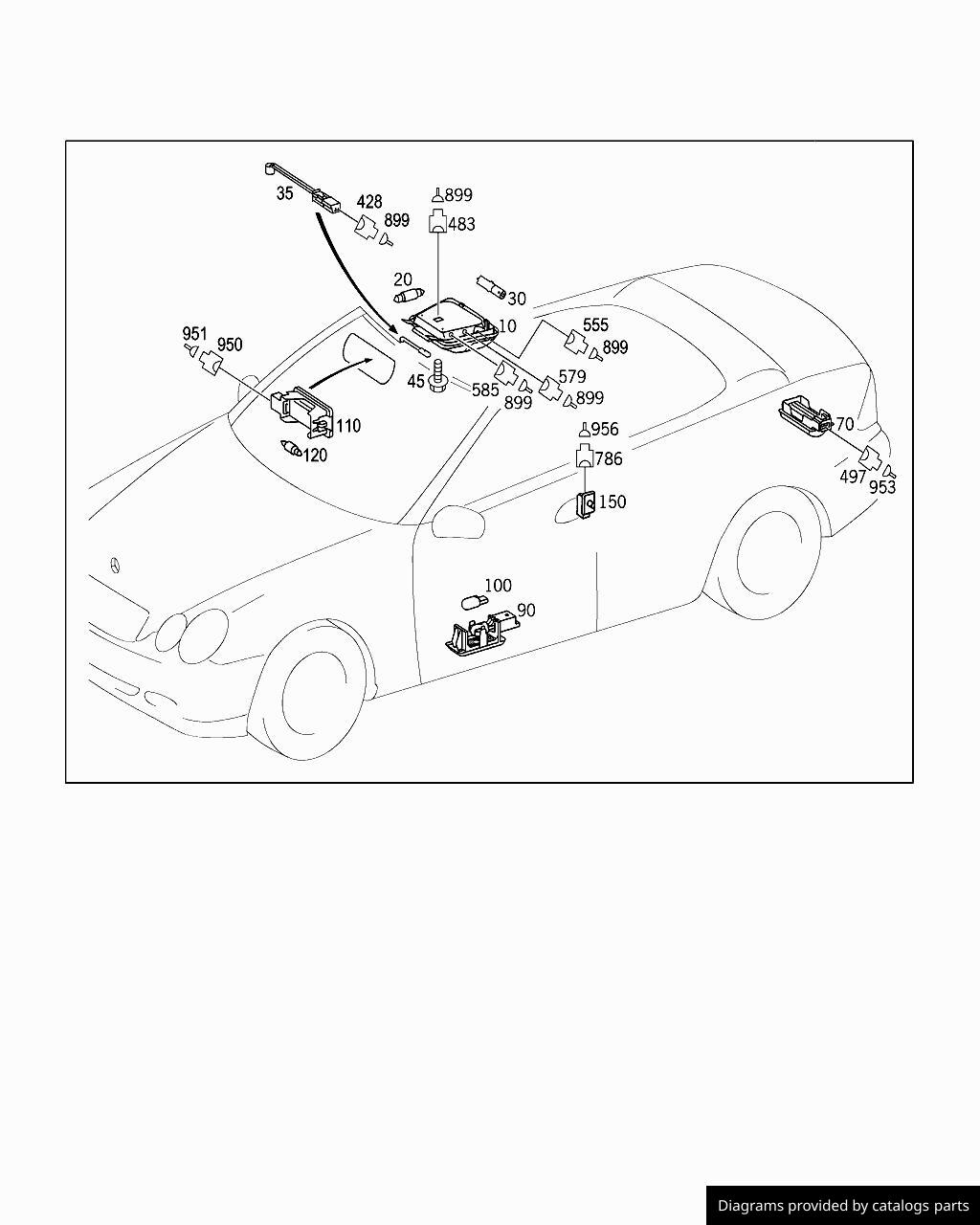 Car part diagram