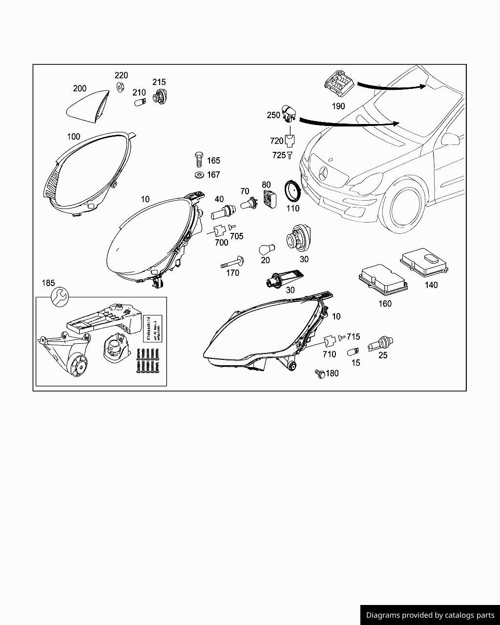 Car part diagram