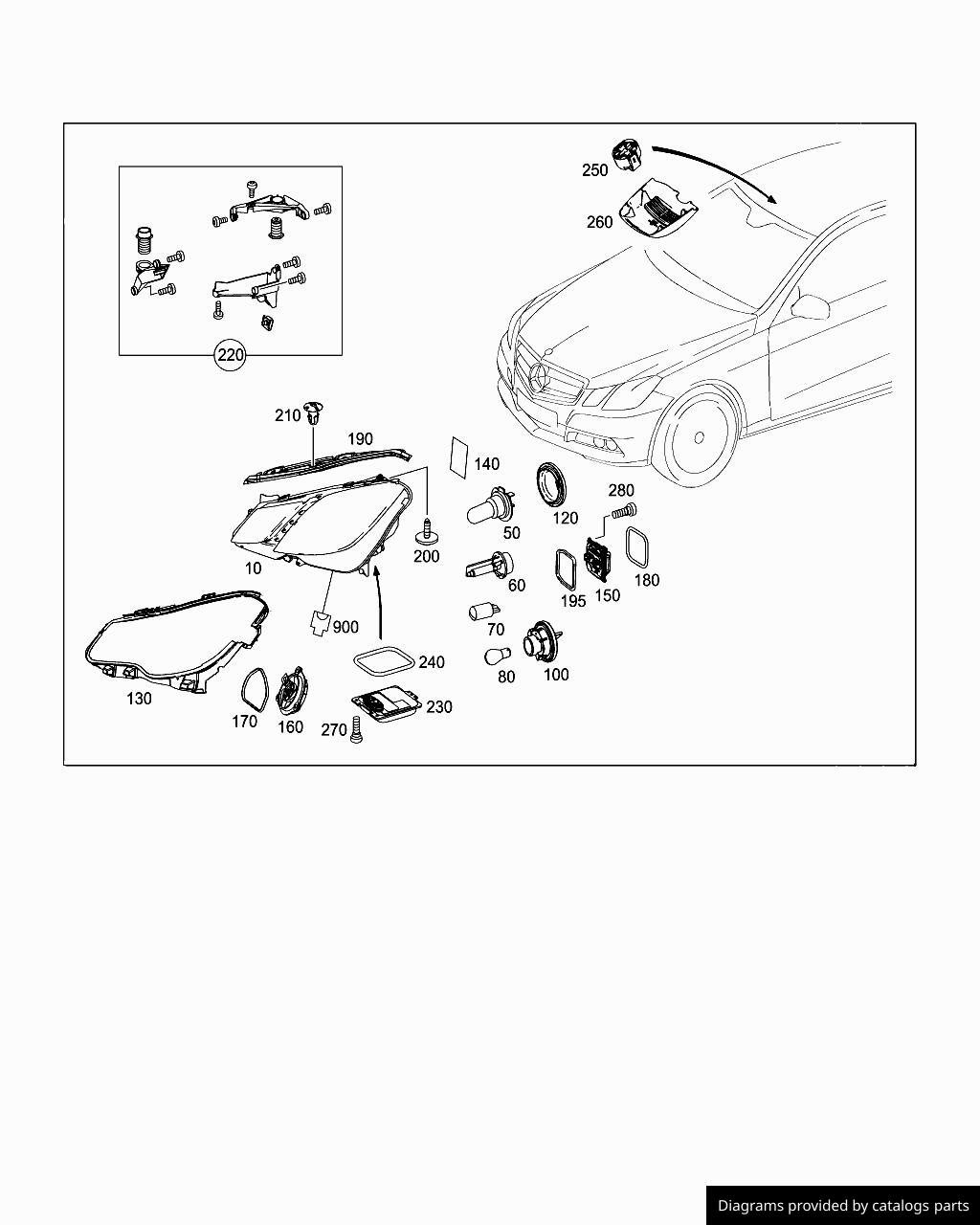 Car part diagram