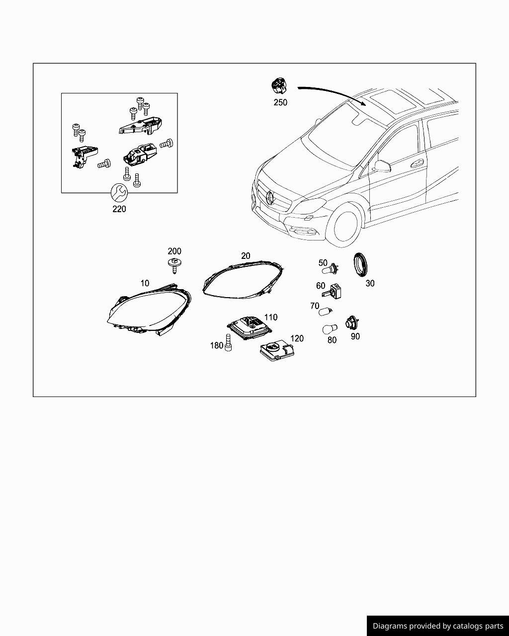 Car part diagram