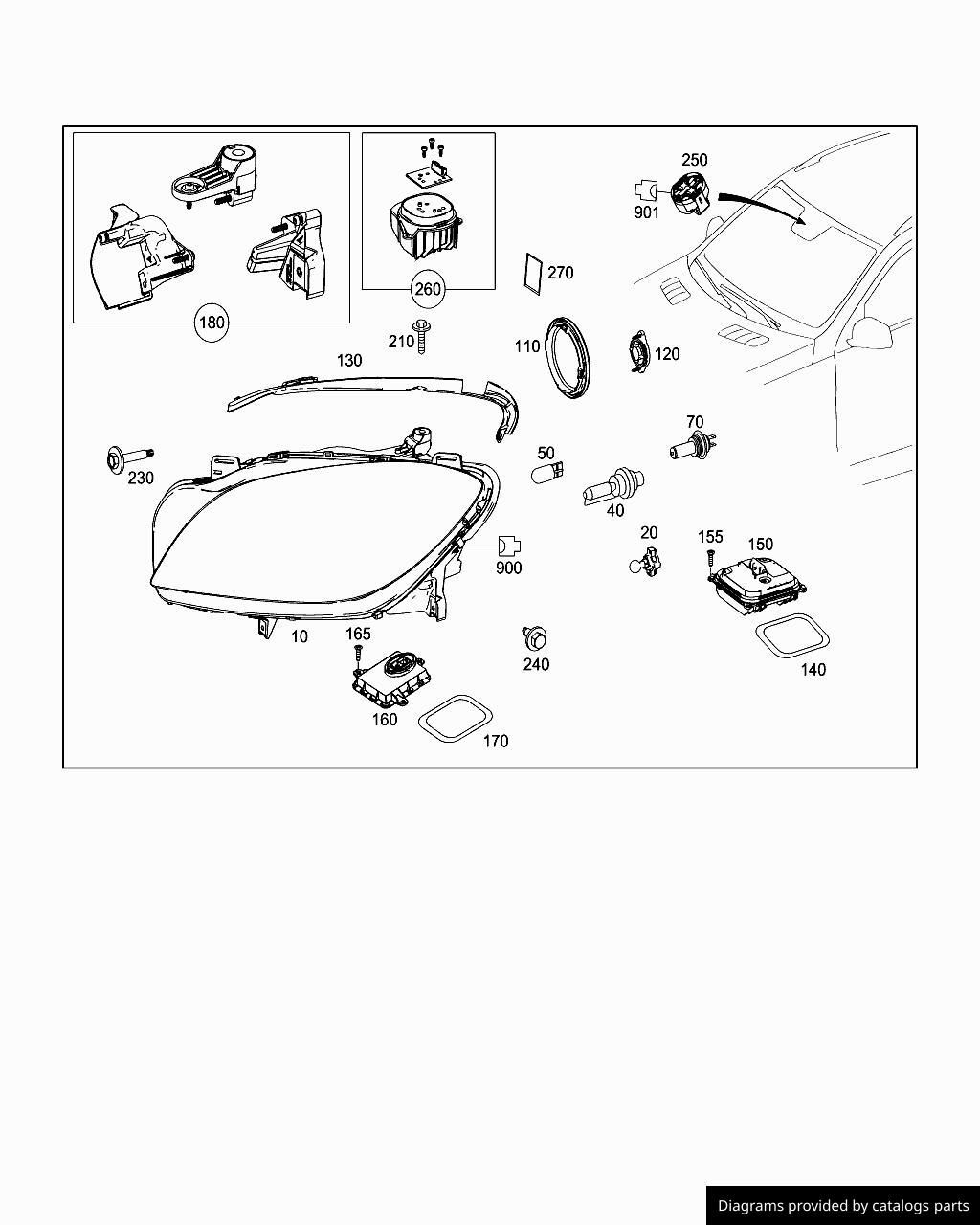 Car part diagram