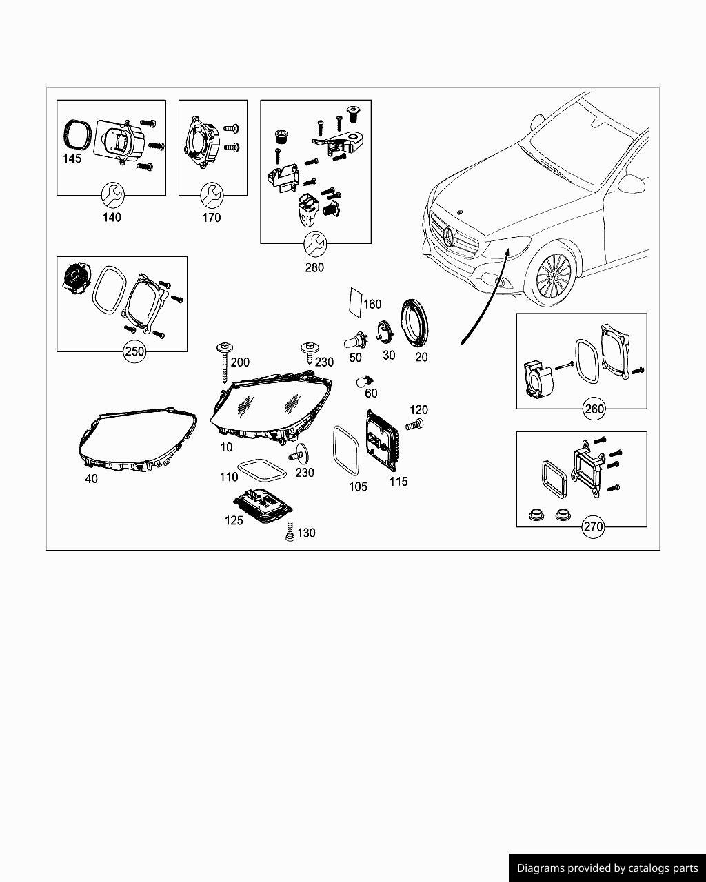 Car part diagram