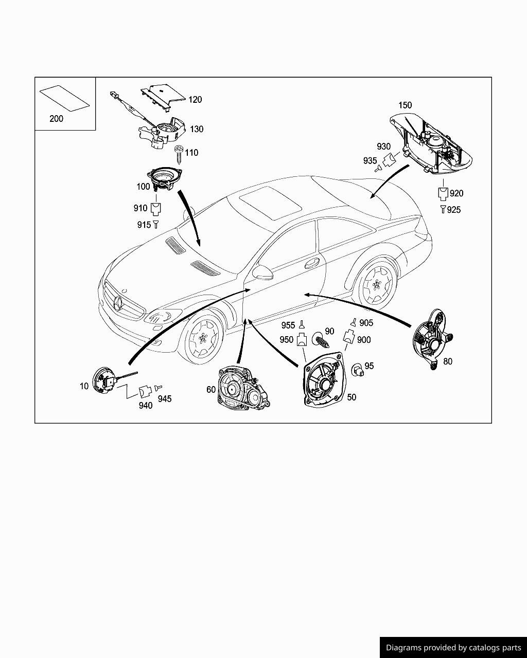 Car part diagram