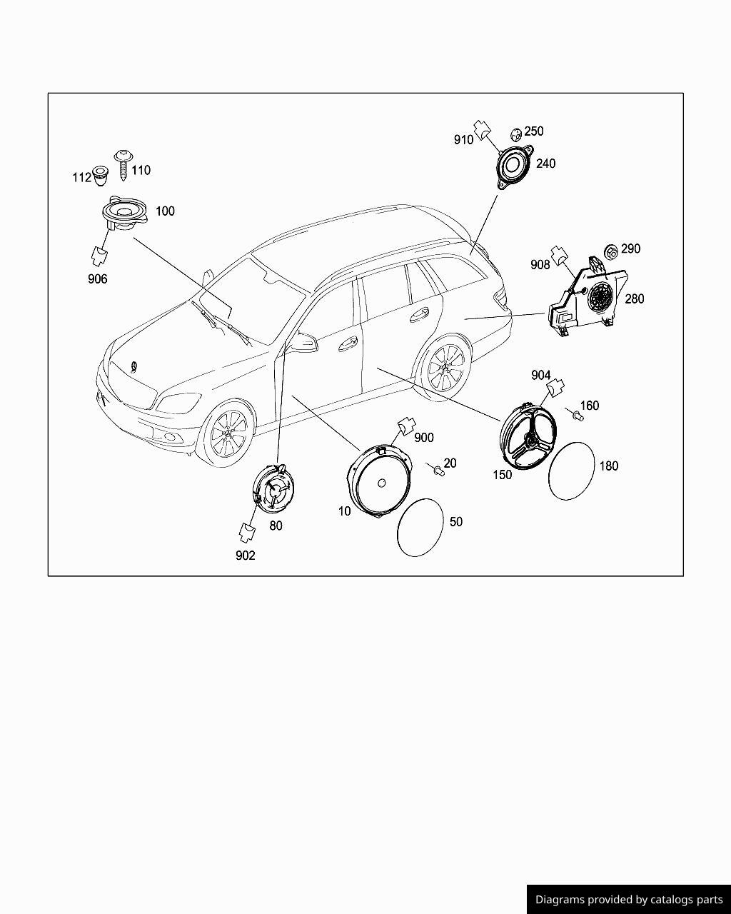 Car part diagram