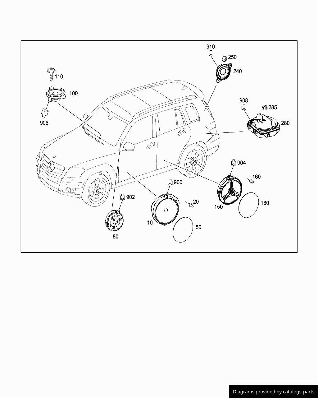 Car part diagram