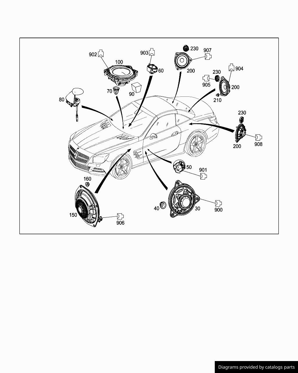 Car part diagram