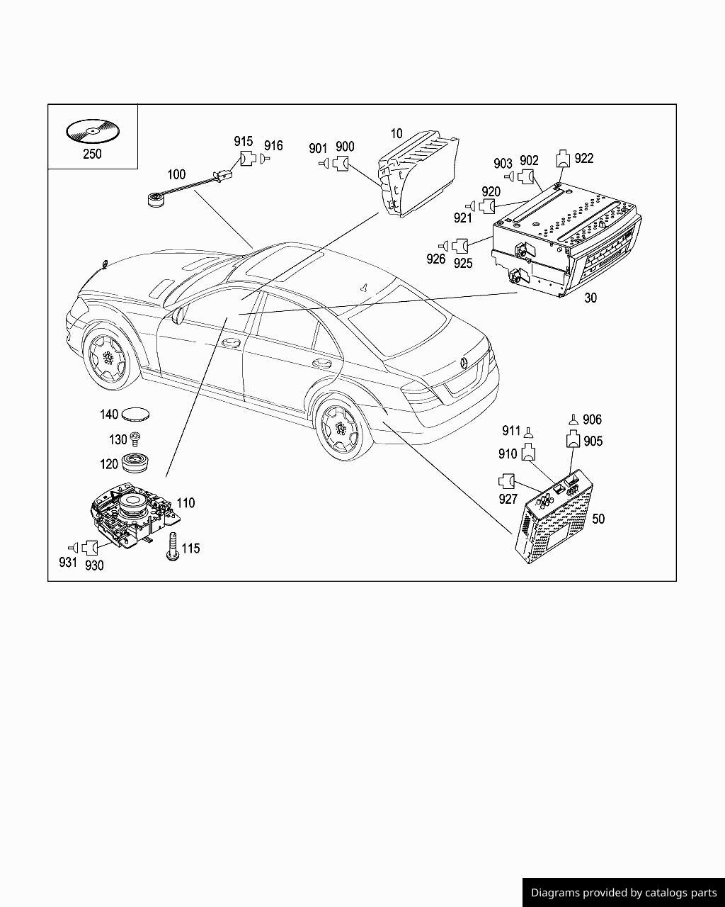 Car part diagram