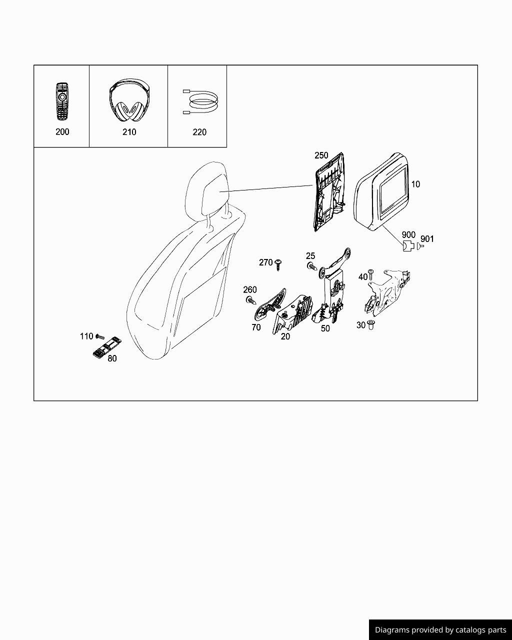 Car part diagram