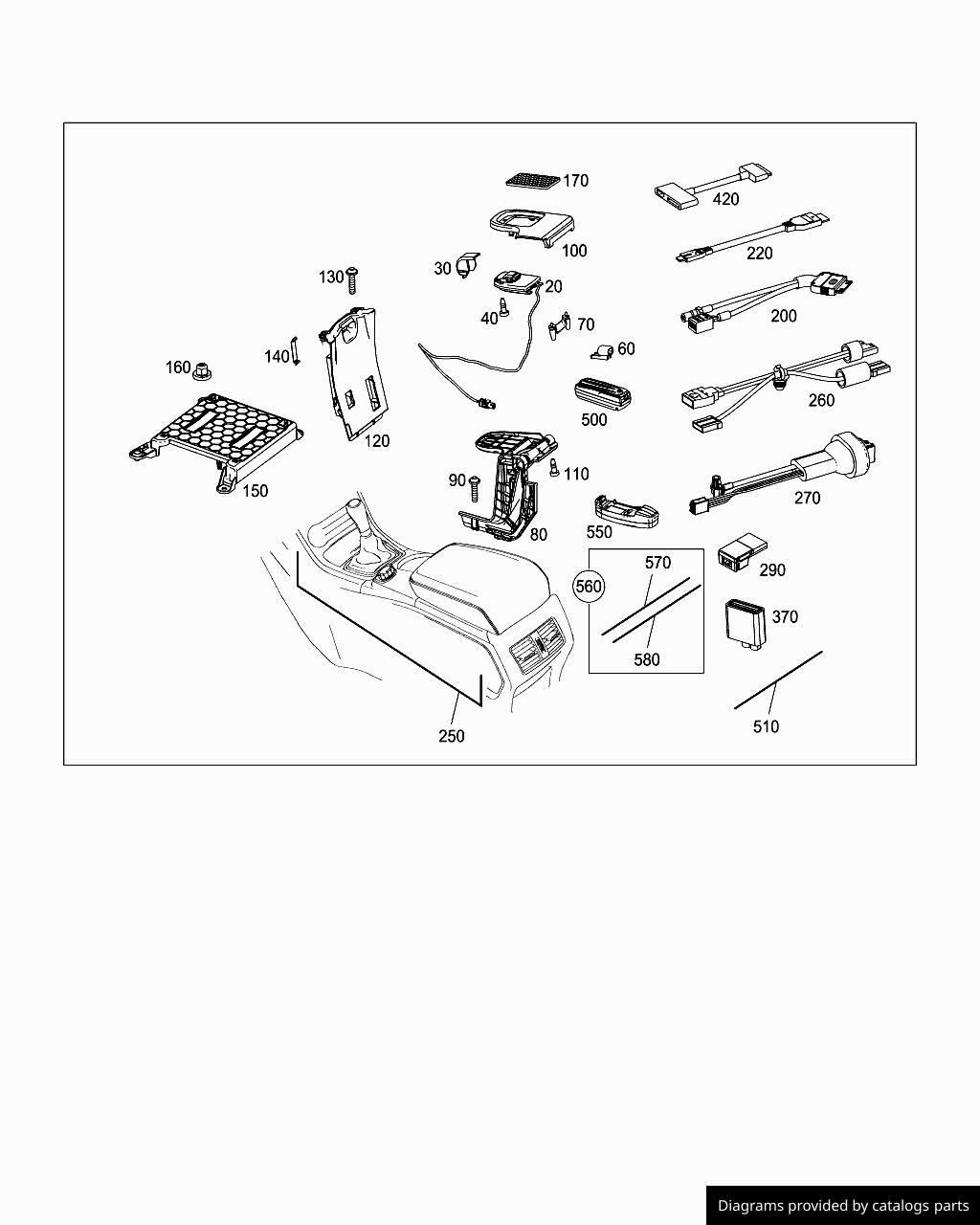 Car part diagram