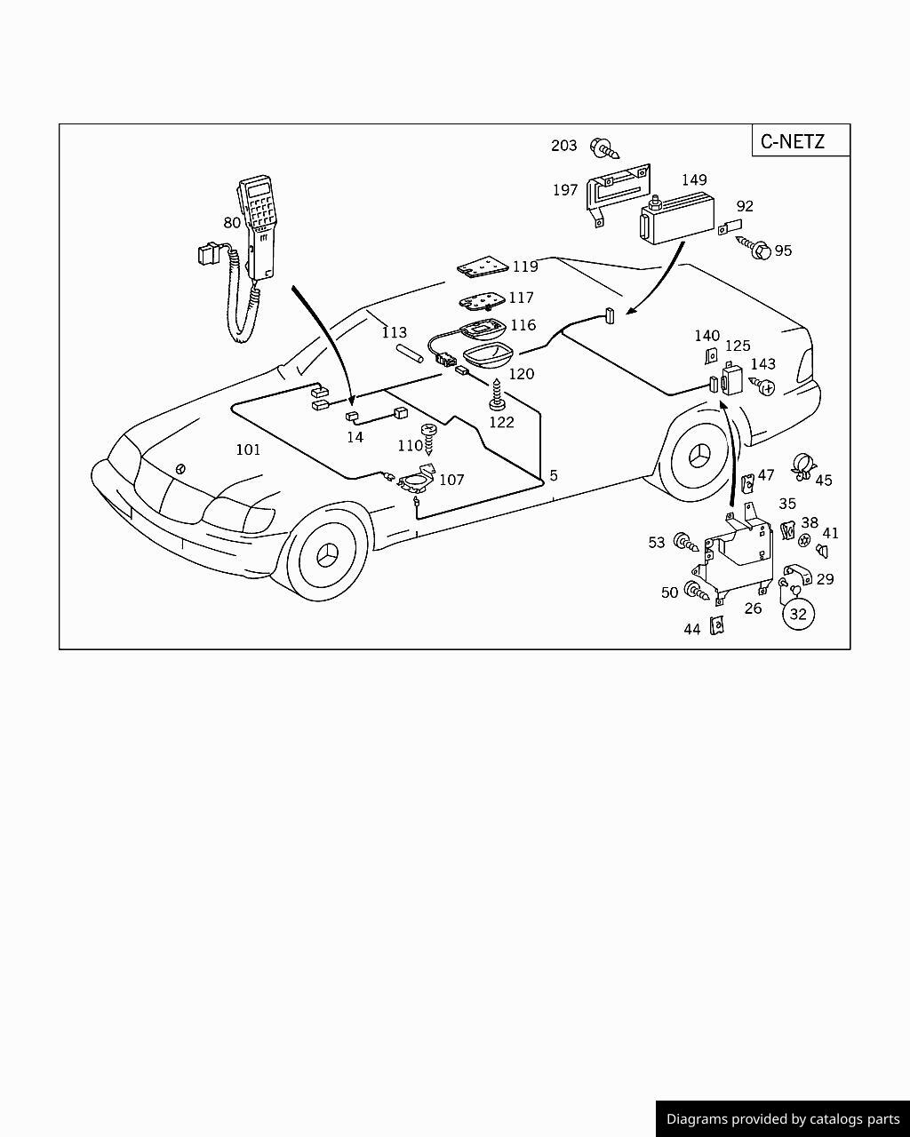 Car part diagram