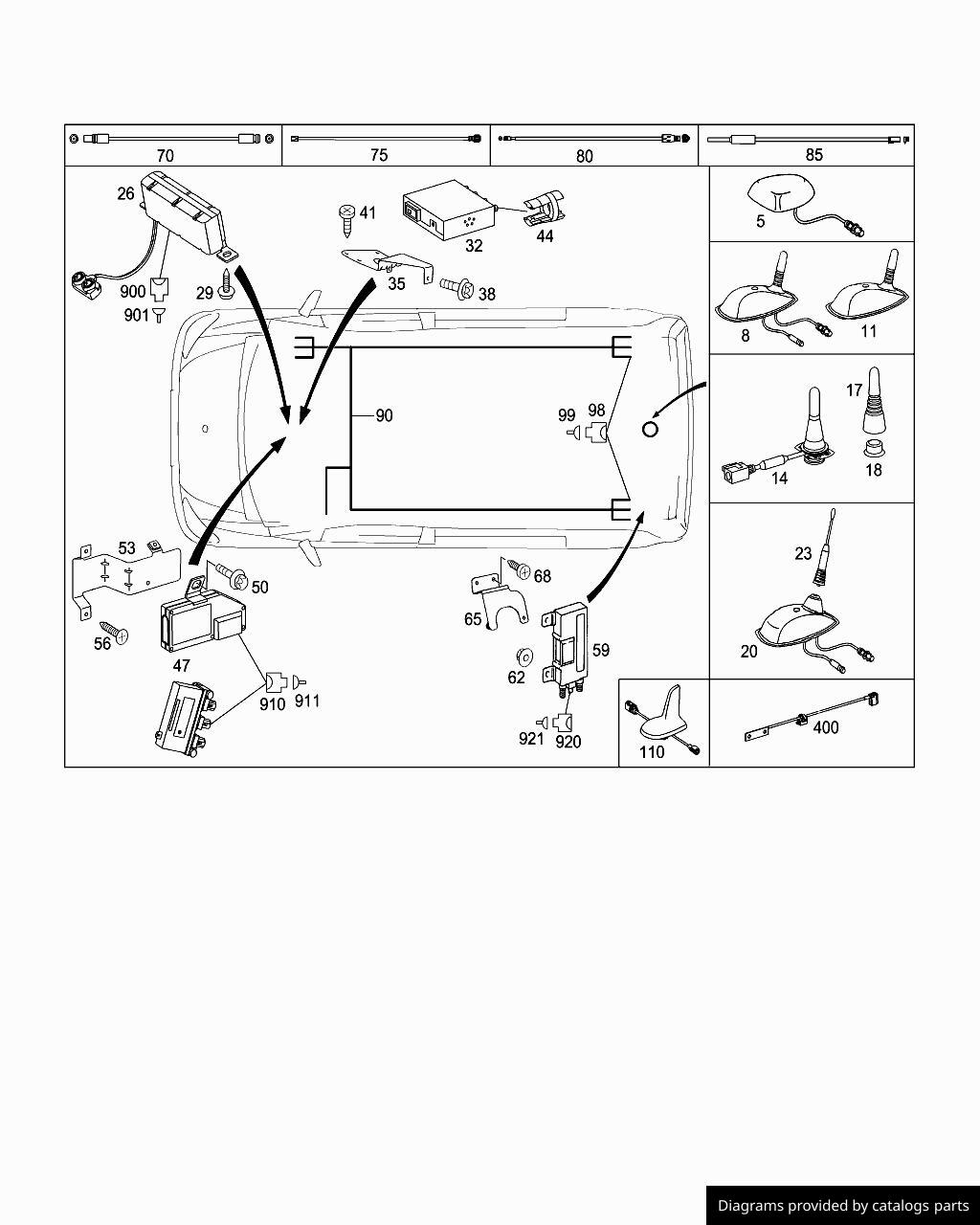 Car part diagram